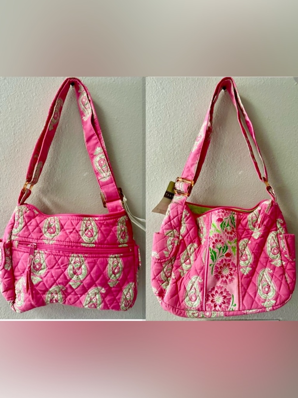 TANYA LEE ADJUSTABLE STRAP QUILTED SHOULDER BAG~NWT